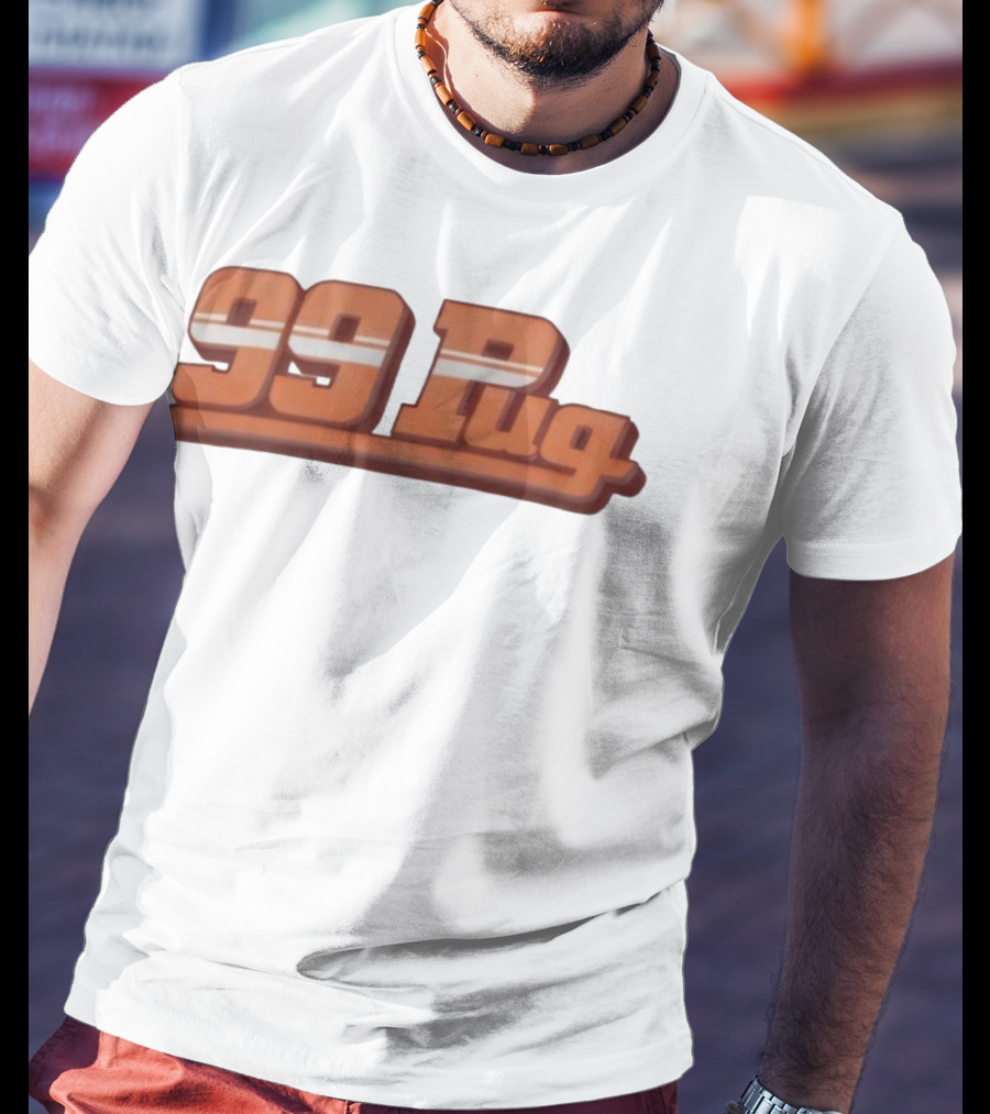 99 Pug Retro Sports Style Bold Font T-Shirt