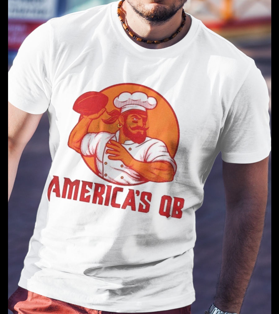 Baker Mayfield America's QB Chef Tampa Bay Buccaneers Football T-Shirt