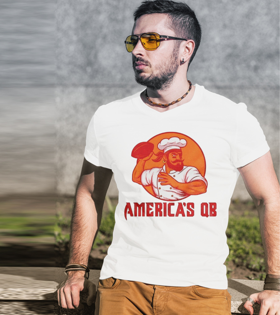 Baker Mayfield America's QB Chef Tampa Bay Buccaneers Football T-Shirt