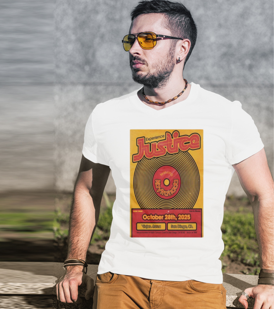 Experience Justice Featuring Kaytranada Live In Stereo October 28th 2025 Viejas Arena San Diego CA T-Shirt