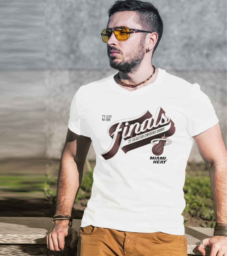 Miami Heat Eastern Conference Finals Champions 2023 Baseline Finals T-Shirt