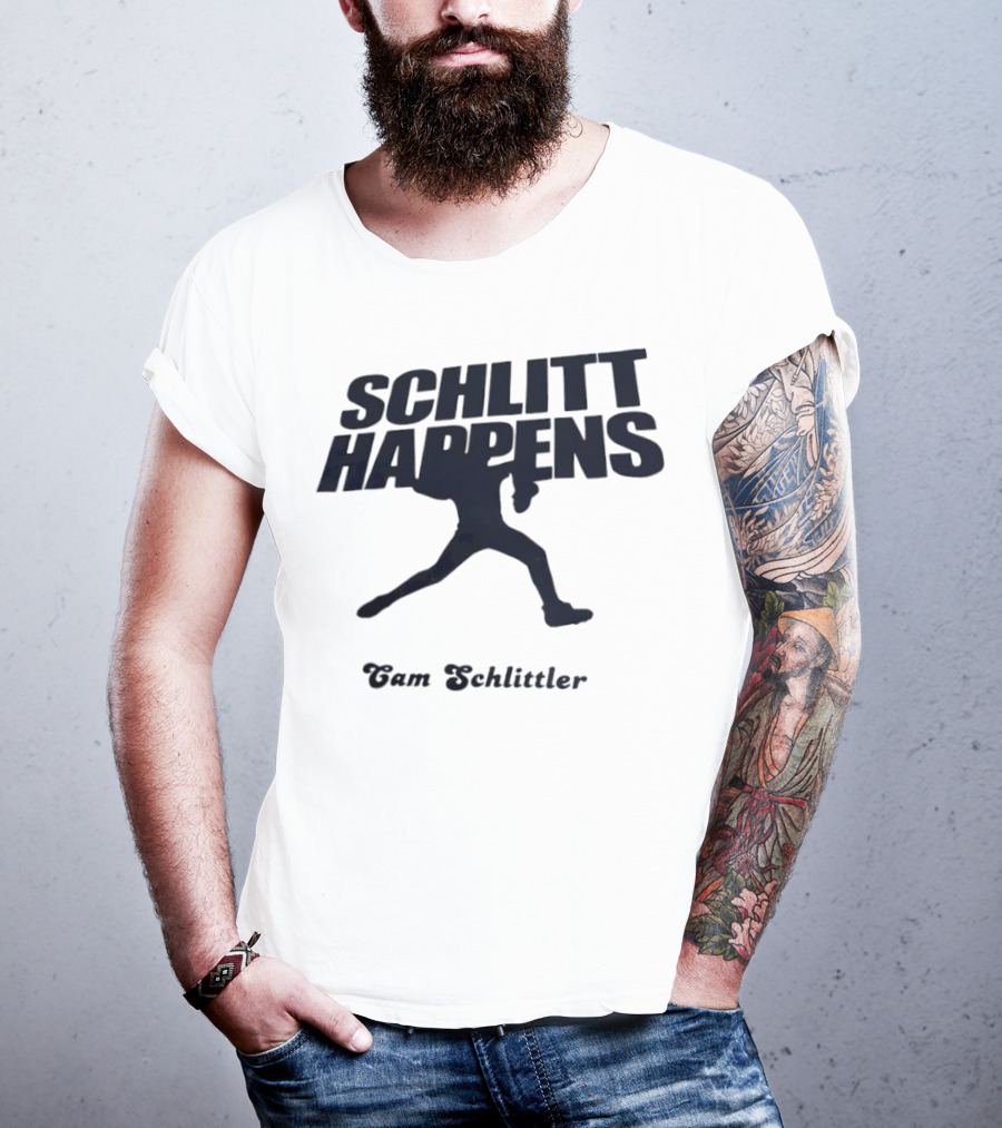 New York Baseball Schlitt Happens Cam Schlittler T-Shirt