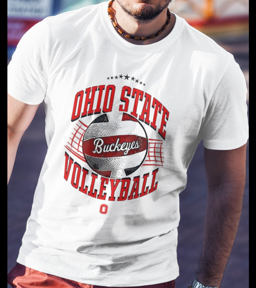 Ohio State Buckeyes Volleyball Vintage Retro Style T-Shirt
