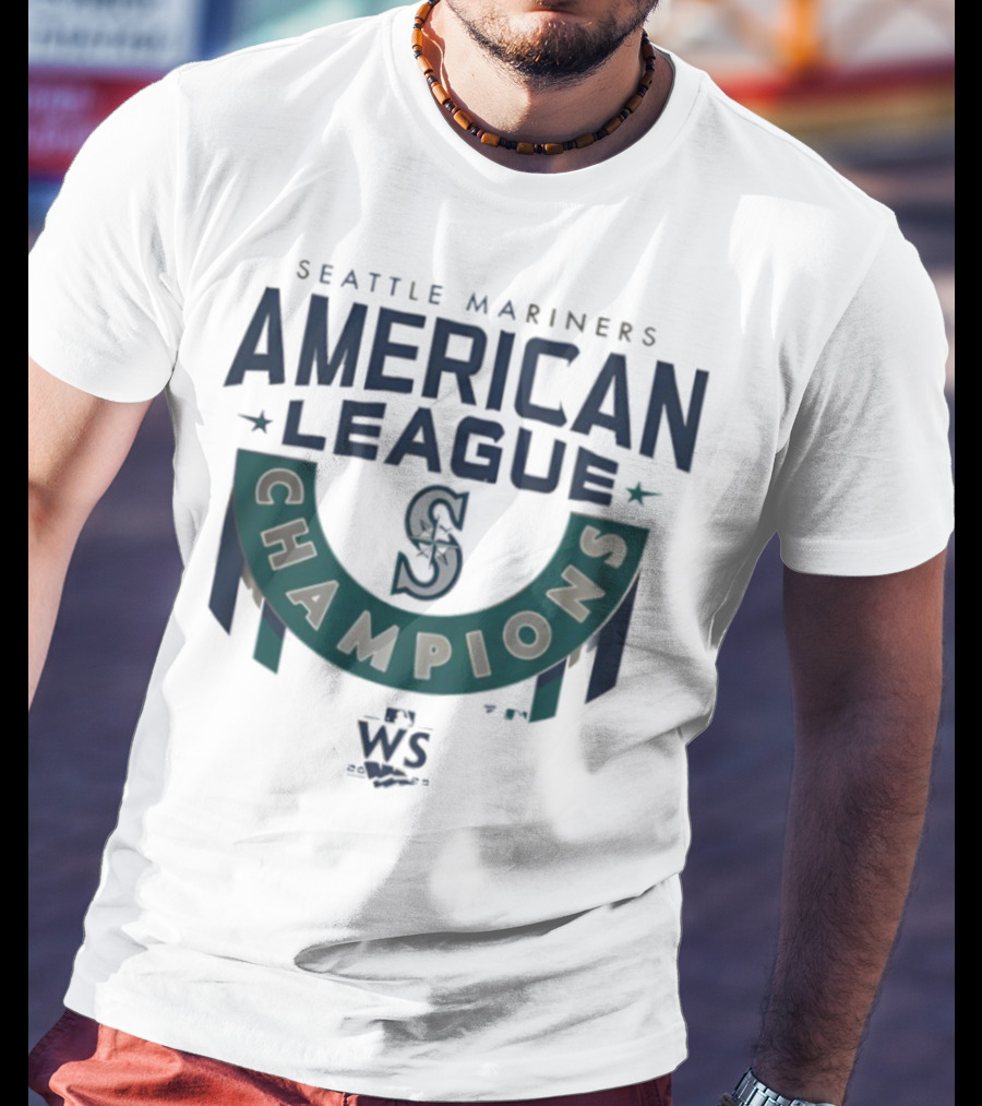 Seattle Mariners American League Champions 2025 Baseball T-Shirt