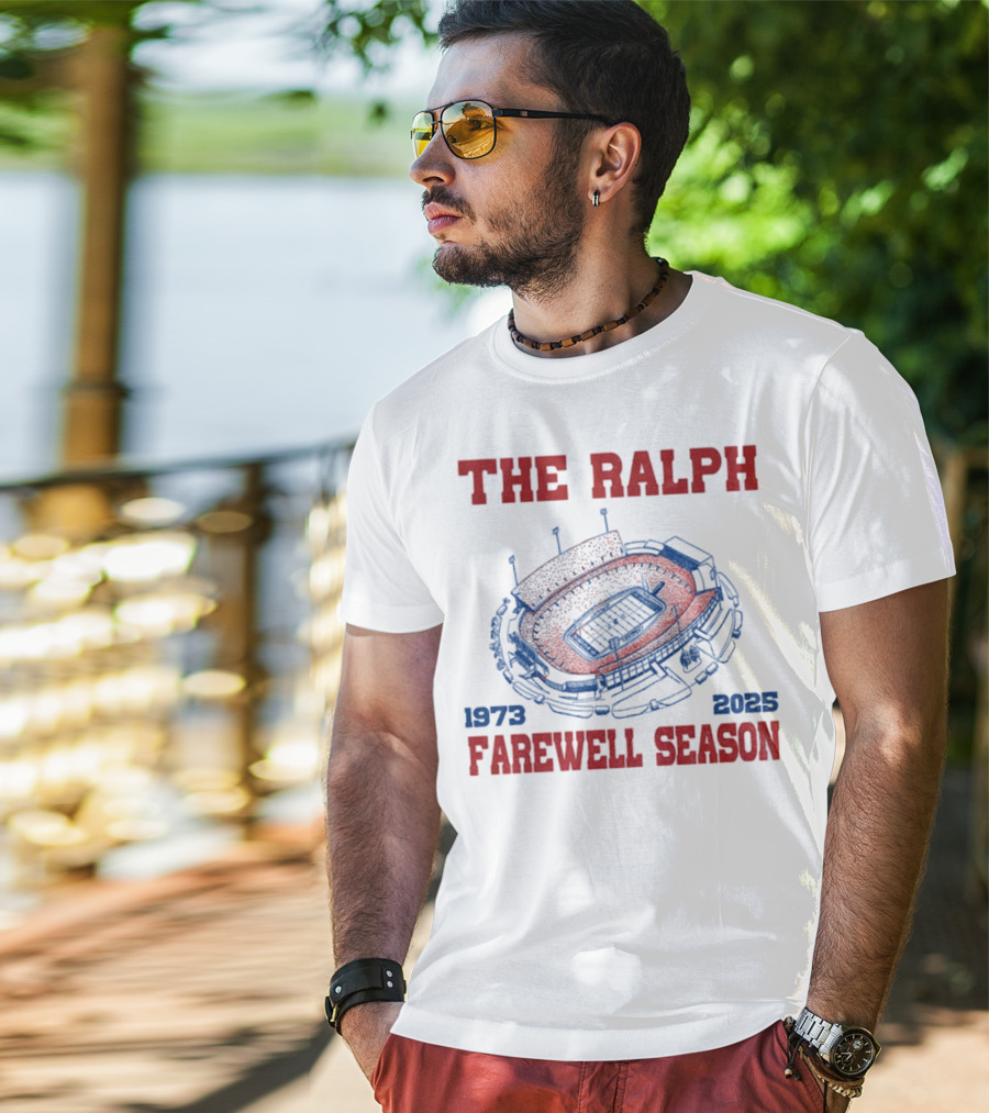 The Ralph Stadium Farewell Season 1973-2025 Buffalo Bills NFL T-Shirt