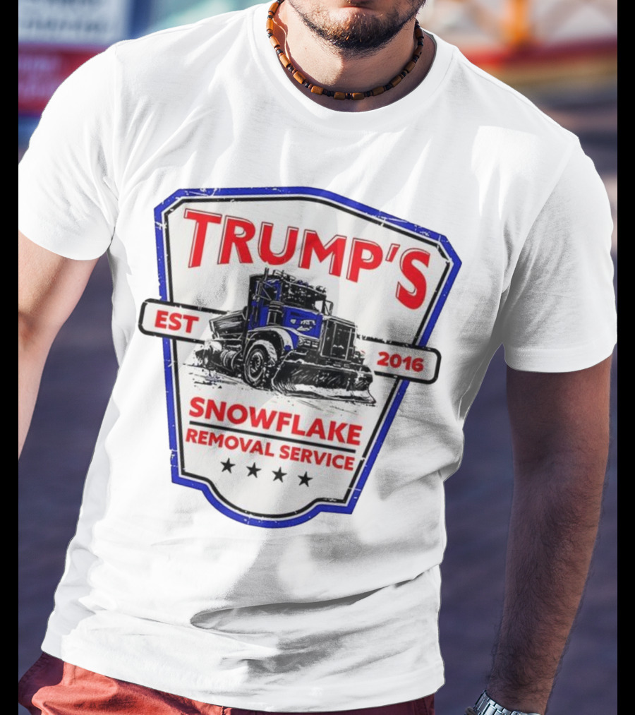 Trump’s Snowflake Removal Service EST 2016 Truck Shield T-Shirt