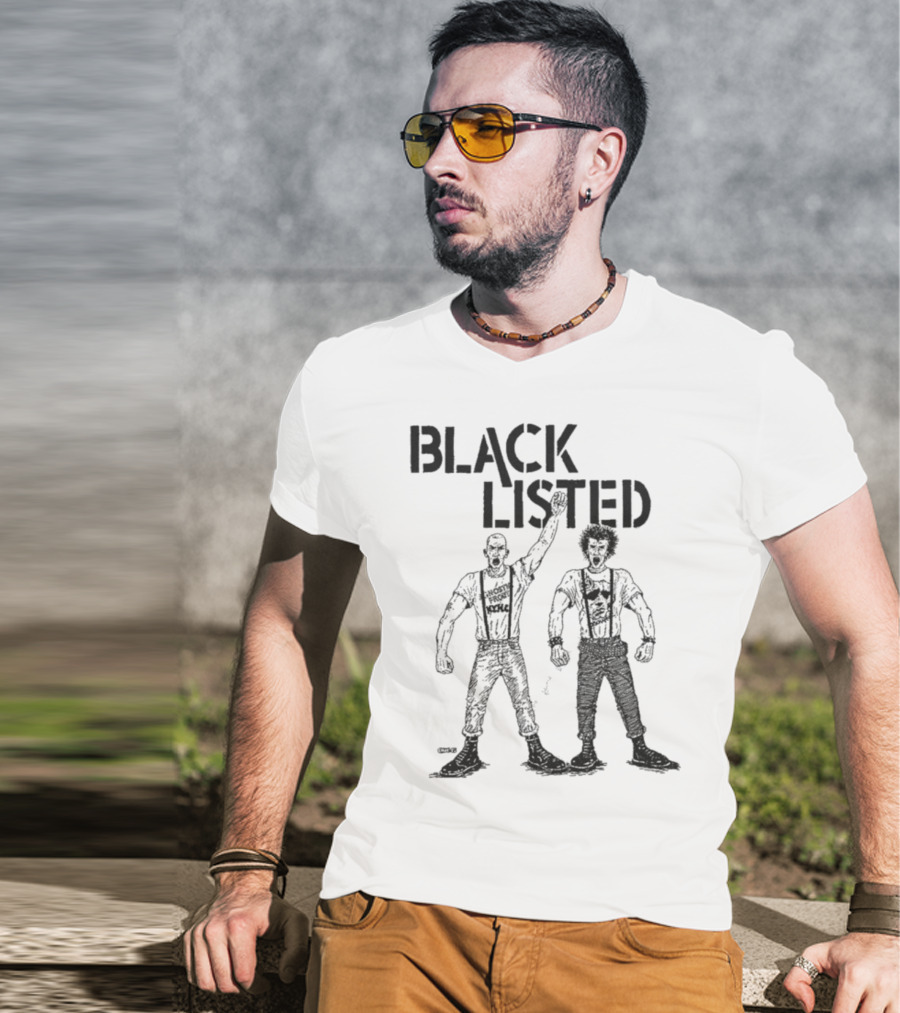 Blacklisted AF Rip Iconic Duo Standing Image T-Shirt