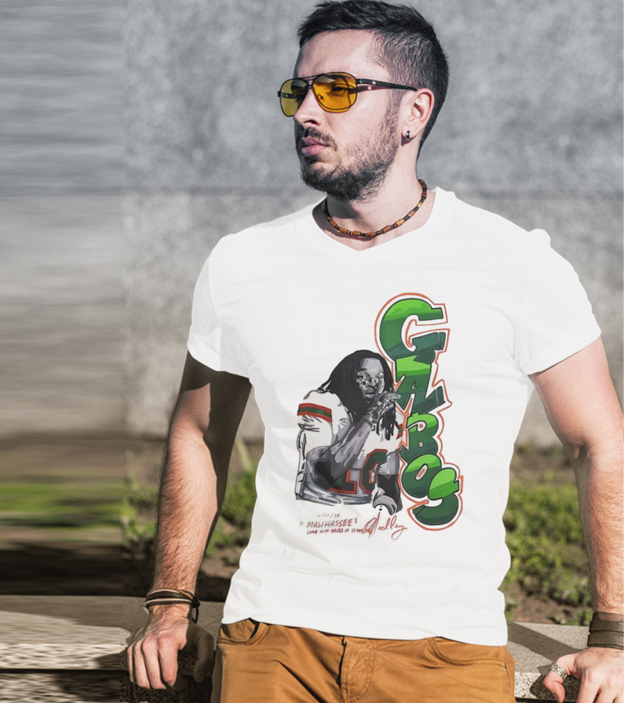 Malachi Toney Gabos Miami Hurricanes Malihassee Signature T-Shirt