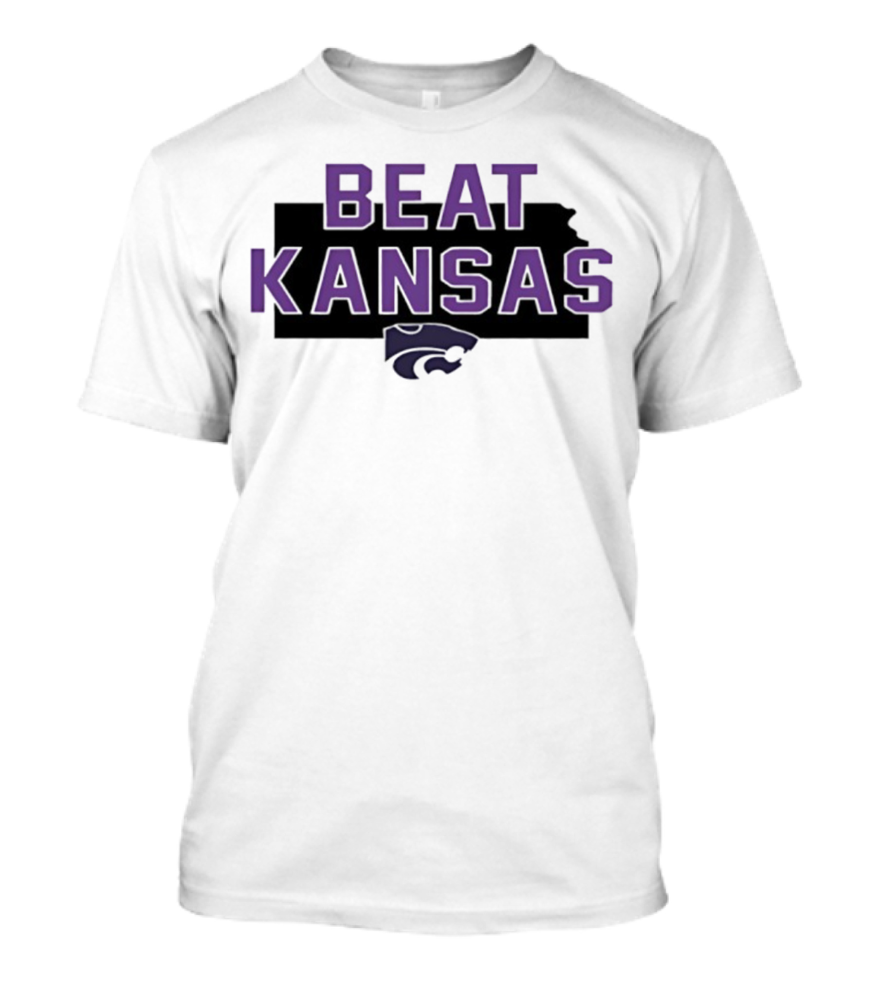 Beat Kansas K-State Wildcats Fans Spirit T-Shirt