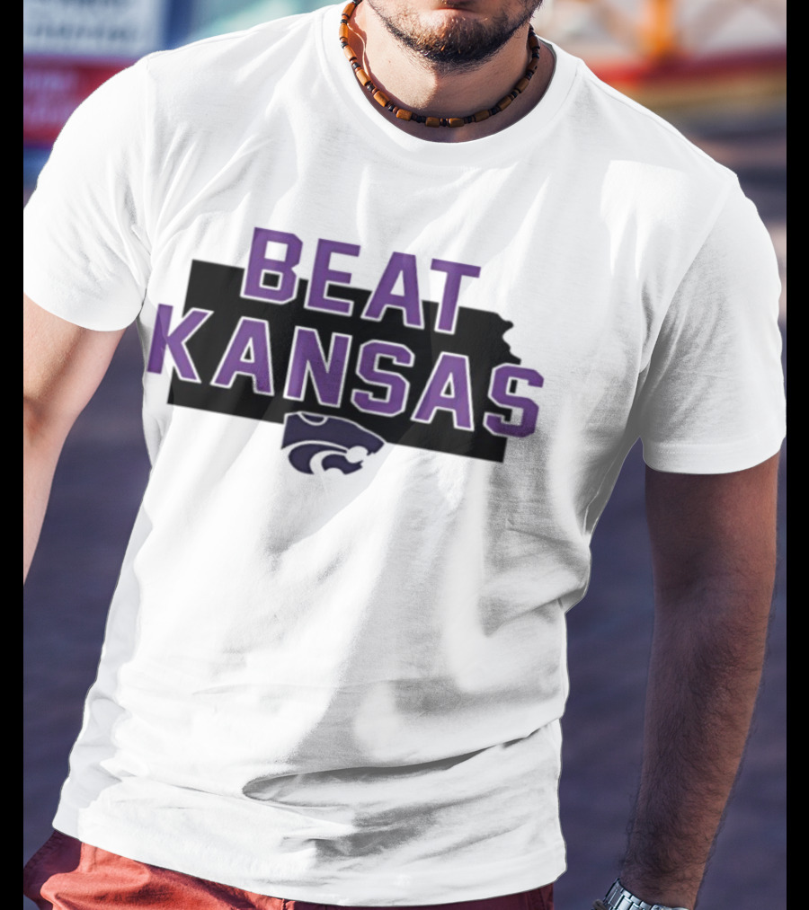 Beat Kansas K-State Wildcats Fans Spirit T-Shirt