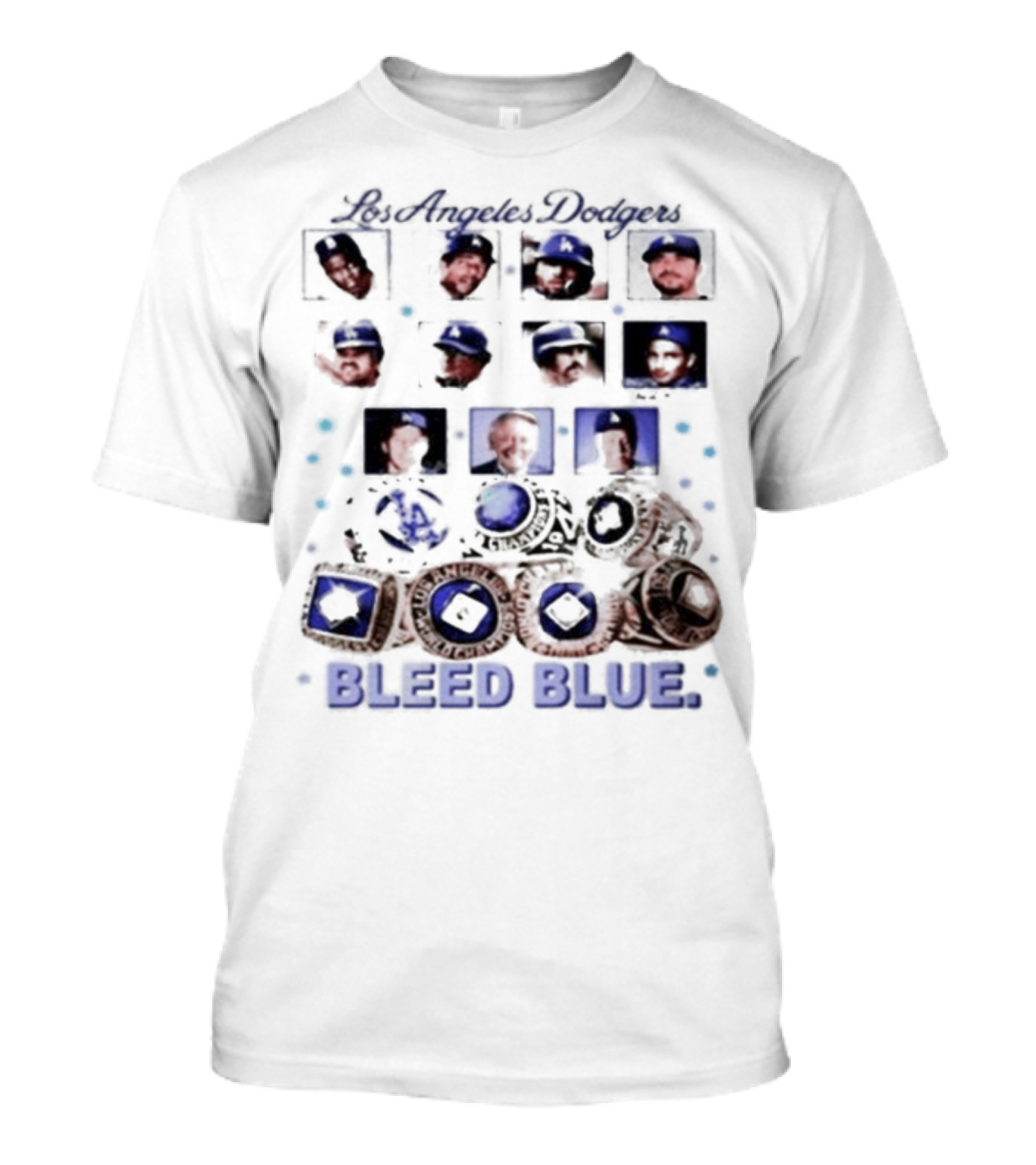 Los Angeles Dodgers Bleed Blue Signature Team Legends T-Shirt