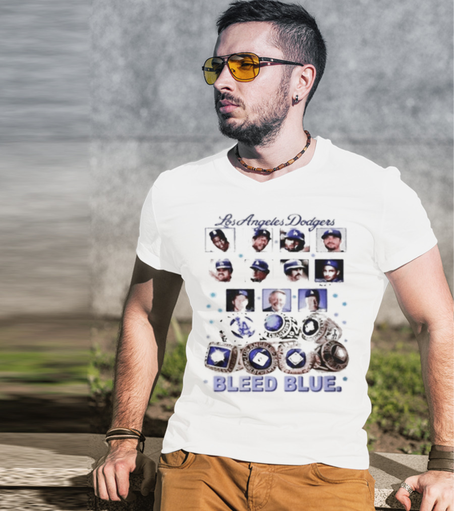 Los Angeles Dodgers Bleed Blue Signature Team Legends T-Shirt