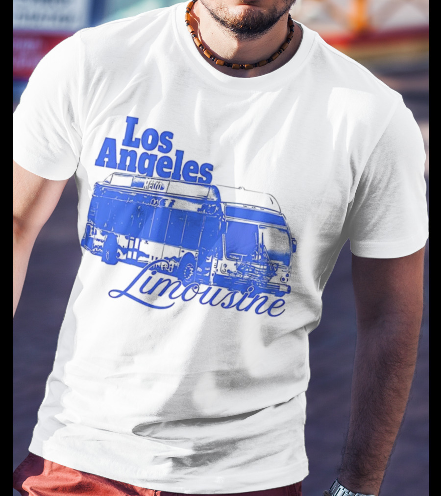 Los Angeles Limousine Retro Bus Experience T-Shirt