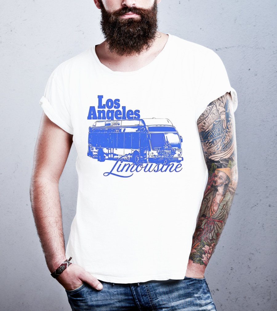 Los Angeles Limousine Retro Bus Experience T-Shirt