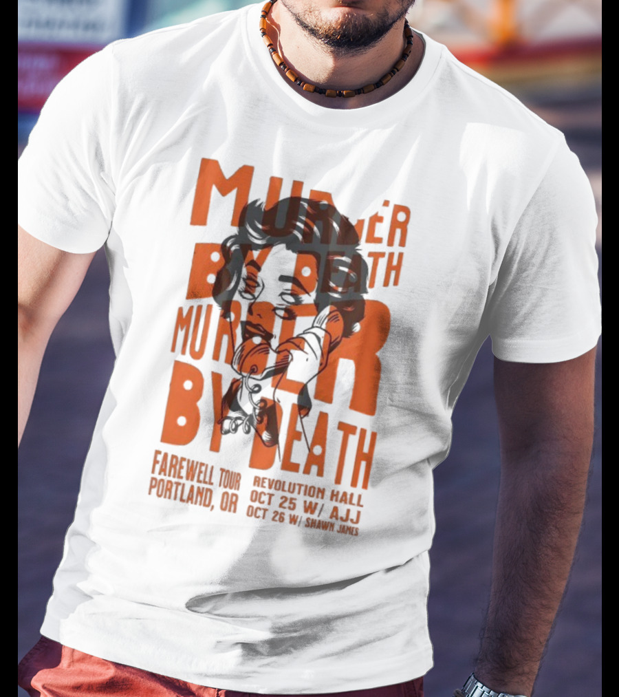 Murder By Death Farewell Tour Portland Revolution Hall Oct 23 24 2025 T-Shirt
