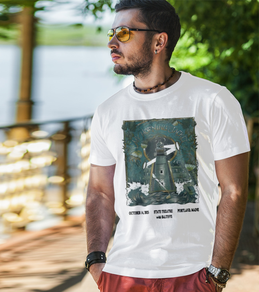 My Morning Jacket Lighthouse Portland ME October 2025 T-Shirt