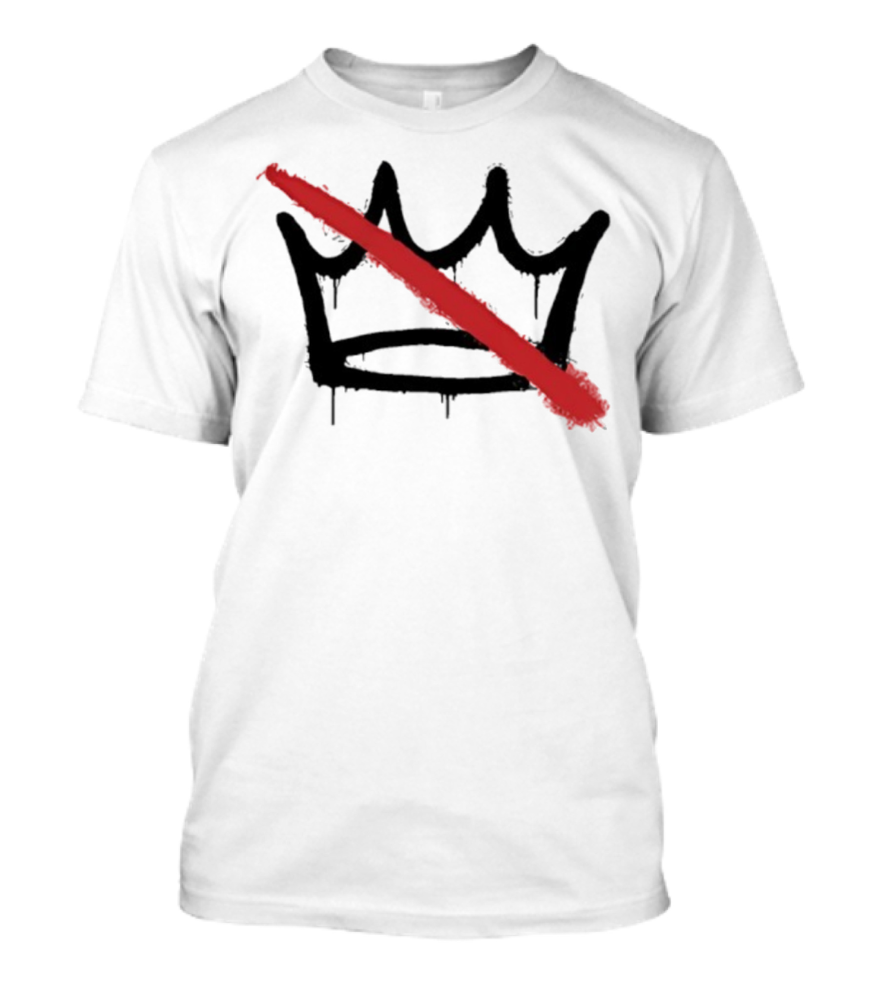New No Kings In America Strikethrough Crown Symbol T-Shirt
