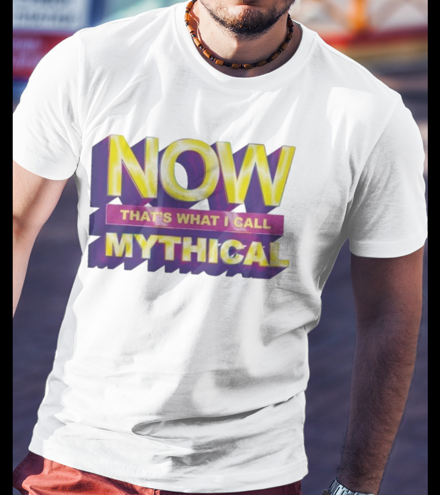 NOW That’s What I Call Mythical Retro 3D Text Style T-Shirt
