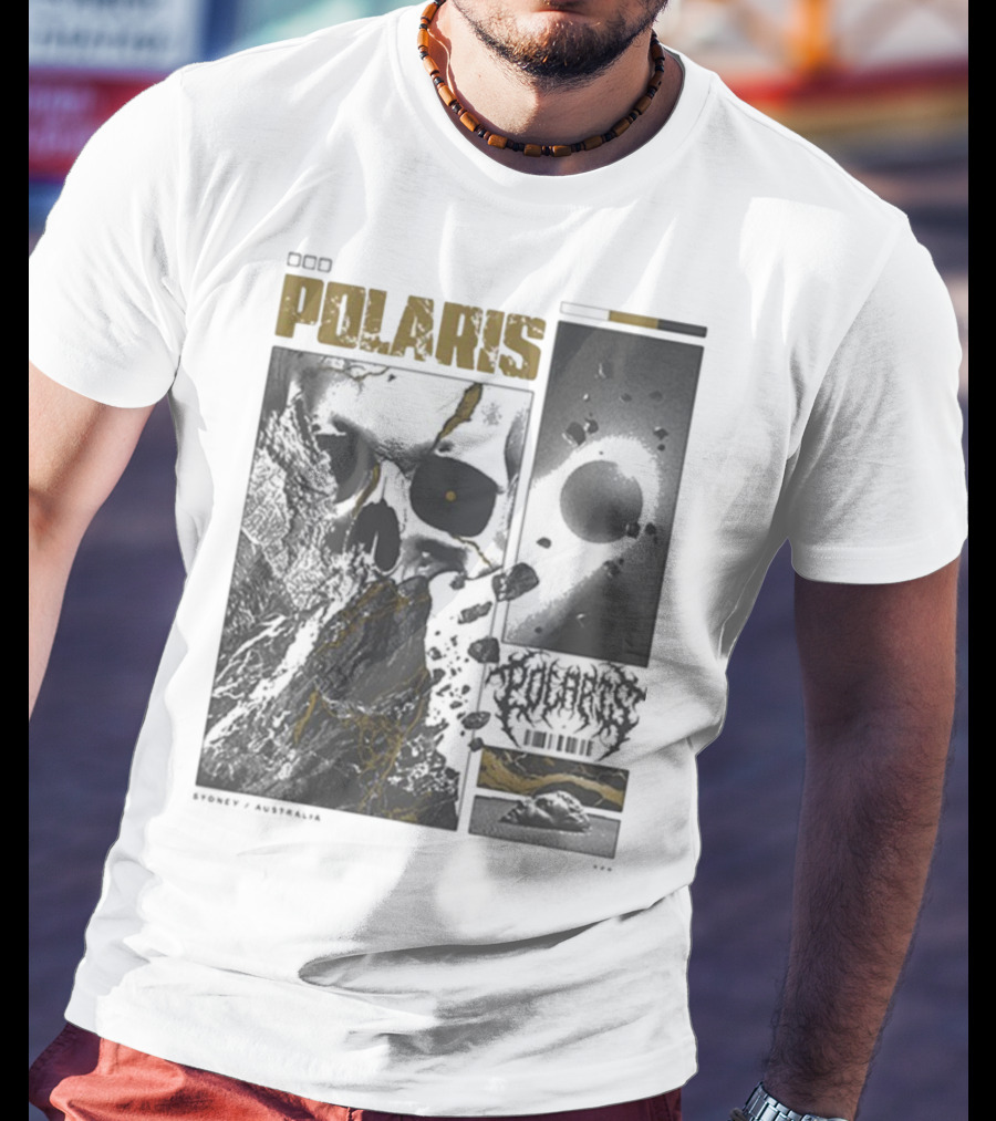 Polaris Kintsugi Skull Eclipse Aesthetic T-Shirt