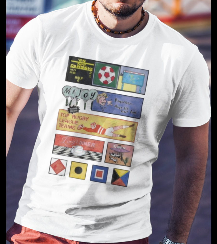 Rowing Blazers X Mt. Joy Top Rugby League Teams Vintage Sports Collaboration T-Shirt