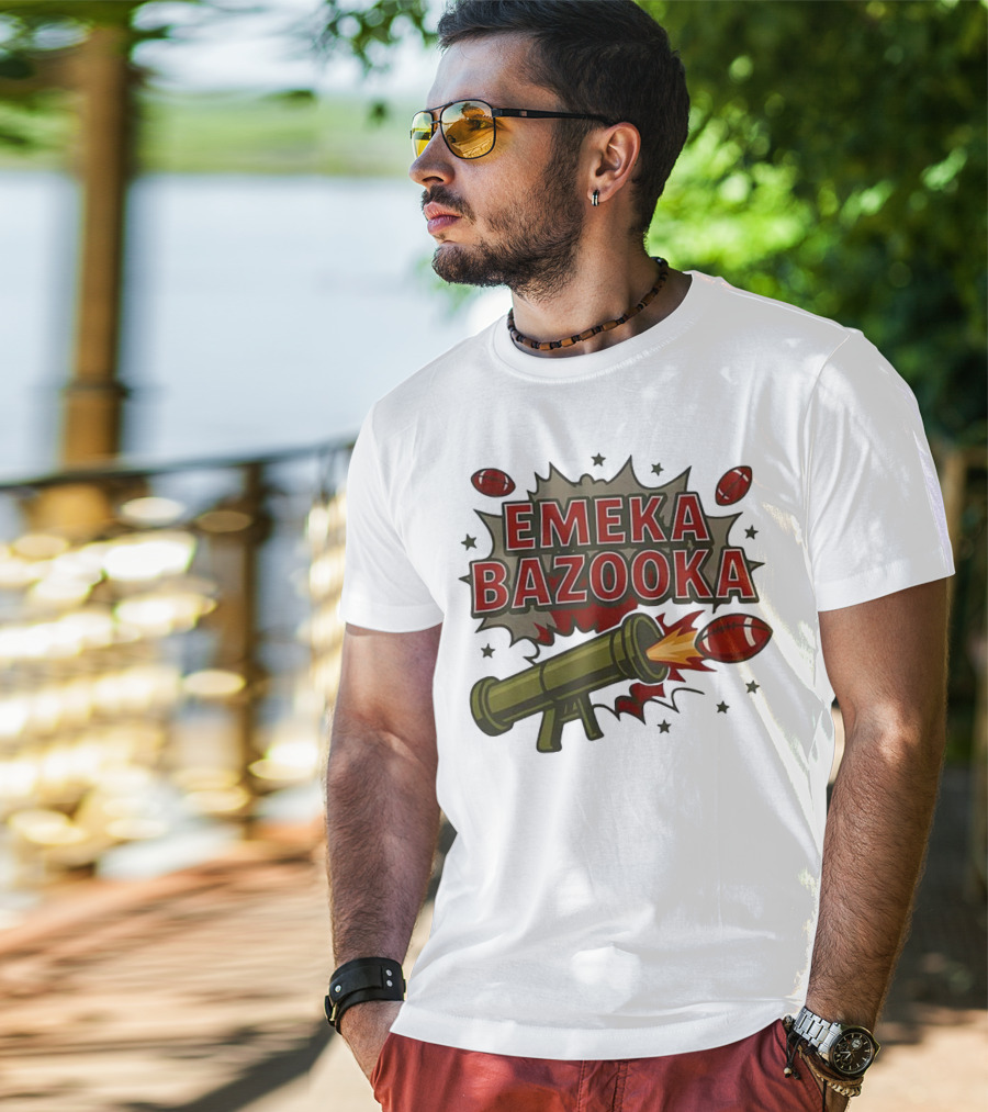 Tampa Bay Buccaneers Emeka Bazooka Football Blast T-Shirt