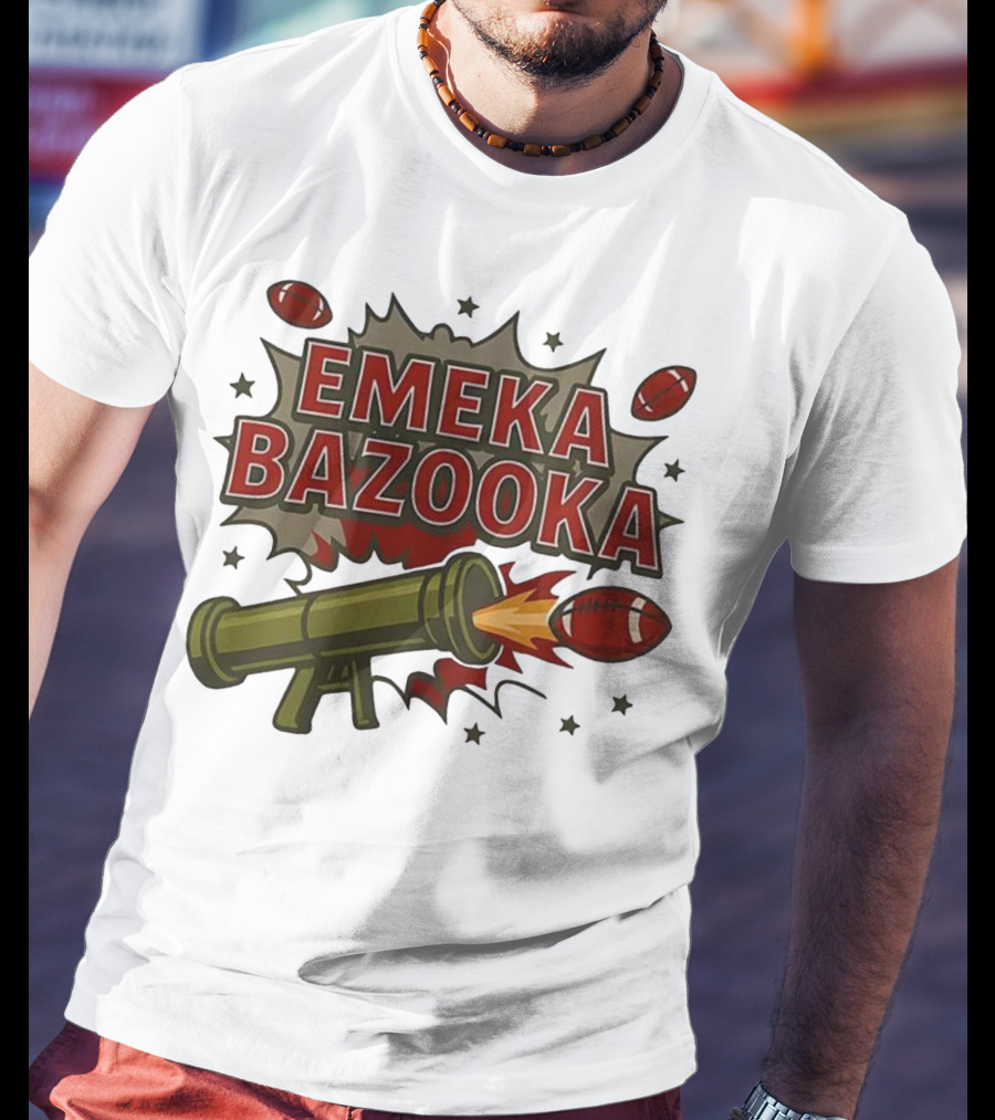 Tampa Bay Buccaneers Emeka Bazooka Football Blast T-Shirt
