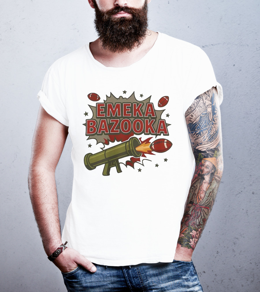 Tampa Bay Buccaneers Emeka Bazooka Football Blast T-Shirt