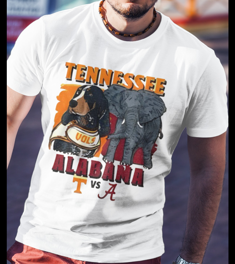 Tennessee Alabama Vols Vs Crimson Tide Mascots Third Saturday October 18 2025 T-Shirt