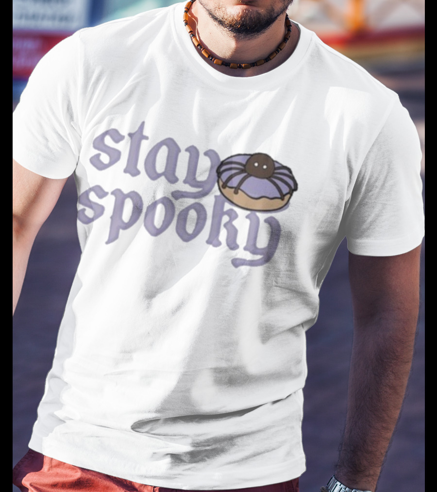 Stay Spooky Dunkin’ Donuts Halloween Donut Design T-Shirt
