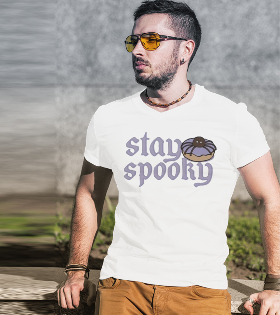 Stay Spooky Dunkin’ Donuts Halloween Donut Design T-Shirt