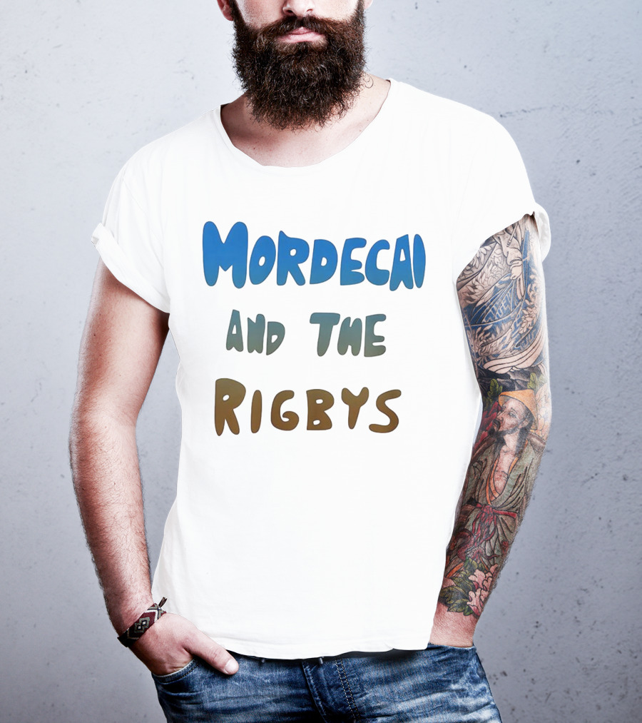 Mordecai And The Rigbys Regular Show Cartoon Character T-Shirt