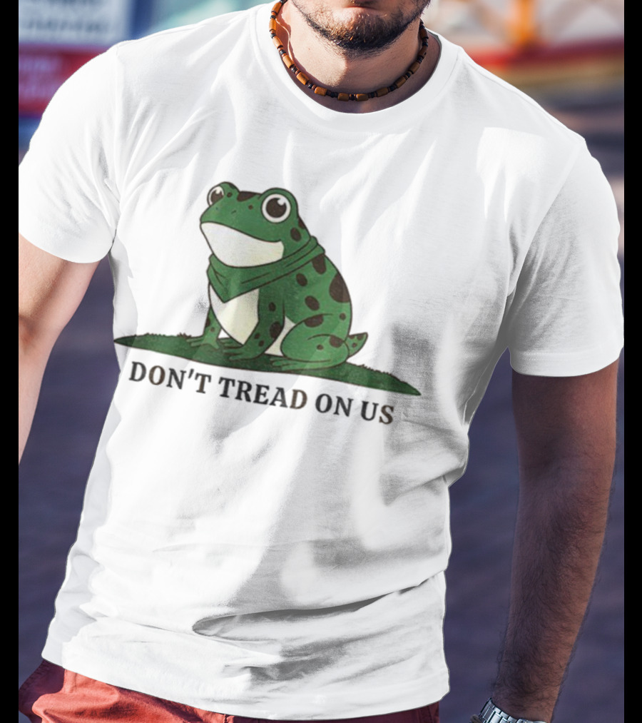 Portland Frog Don't Tread On Us 2025 Political Movement Symbol T-Shirt