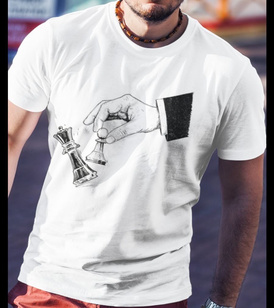 Protest Chess Pawn Topples King No Kings In America Bold Political Statement T-Shirt