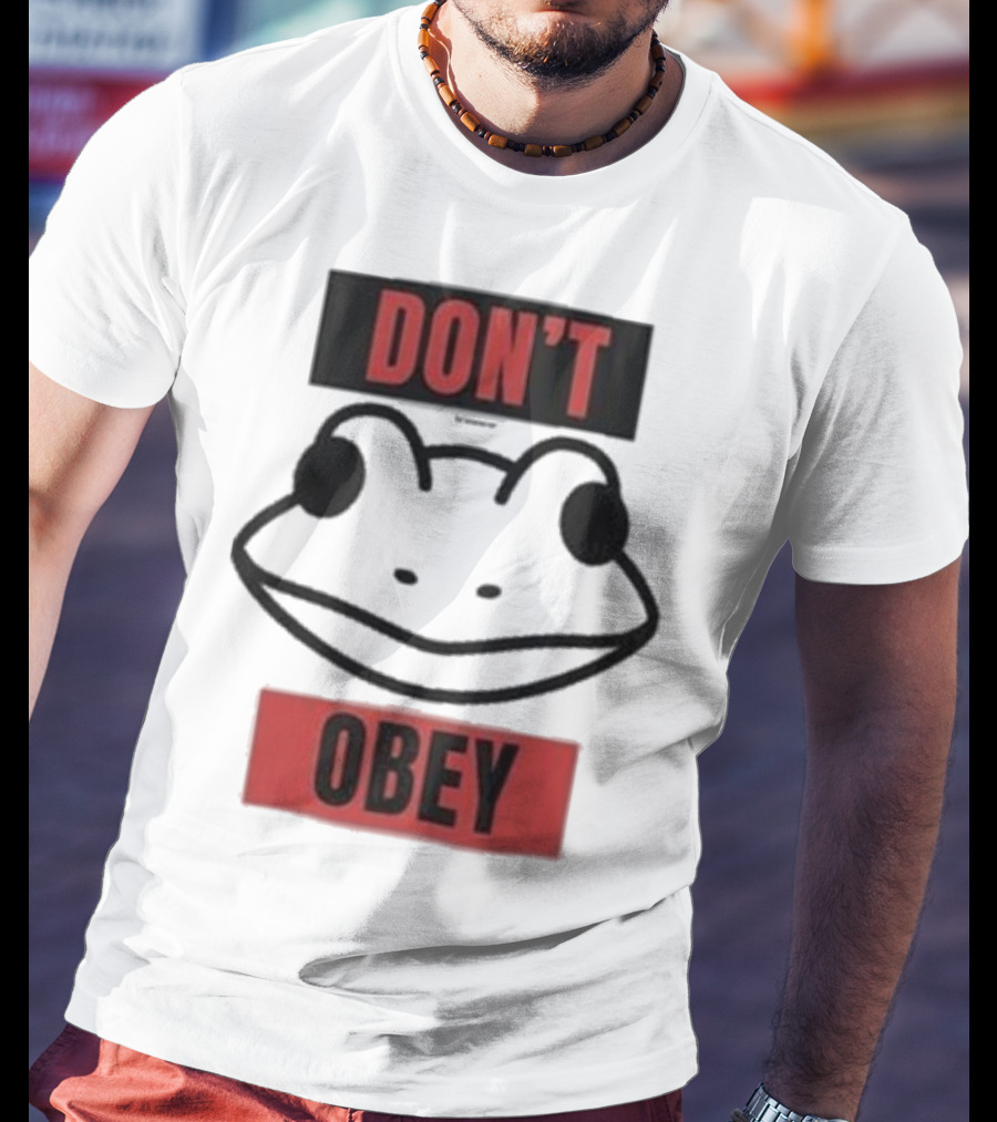Don’t Obey Frog Resistance Portland T-Shirt