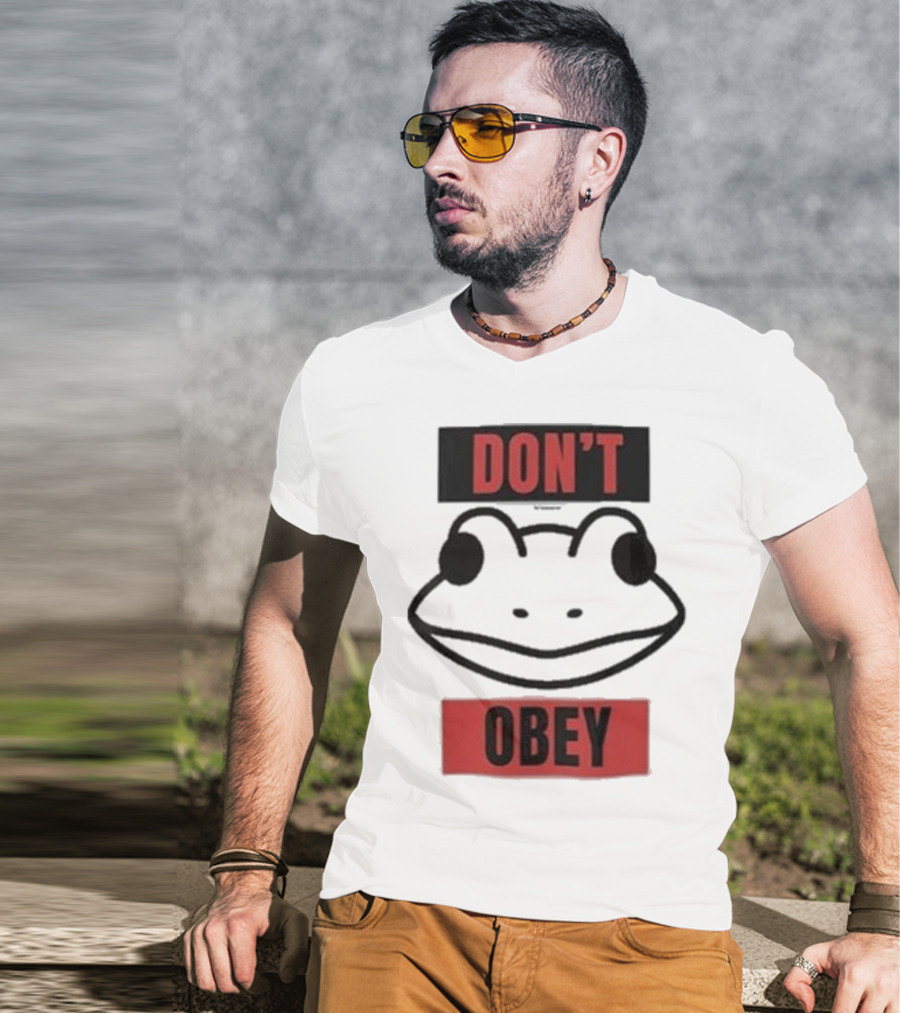 Don’t Obey Frog Resistance Portland T-Shirt