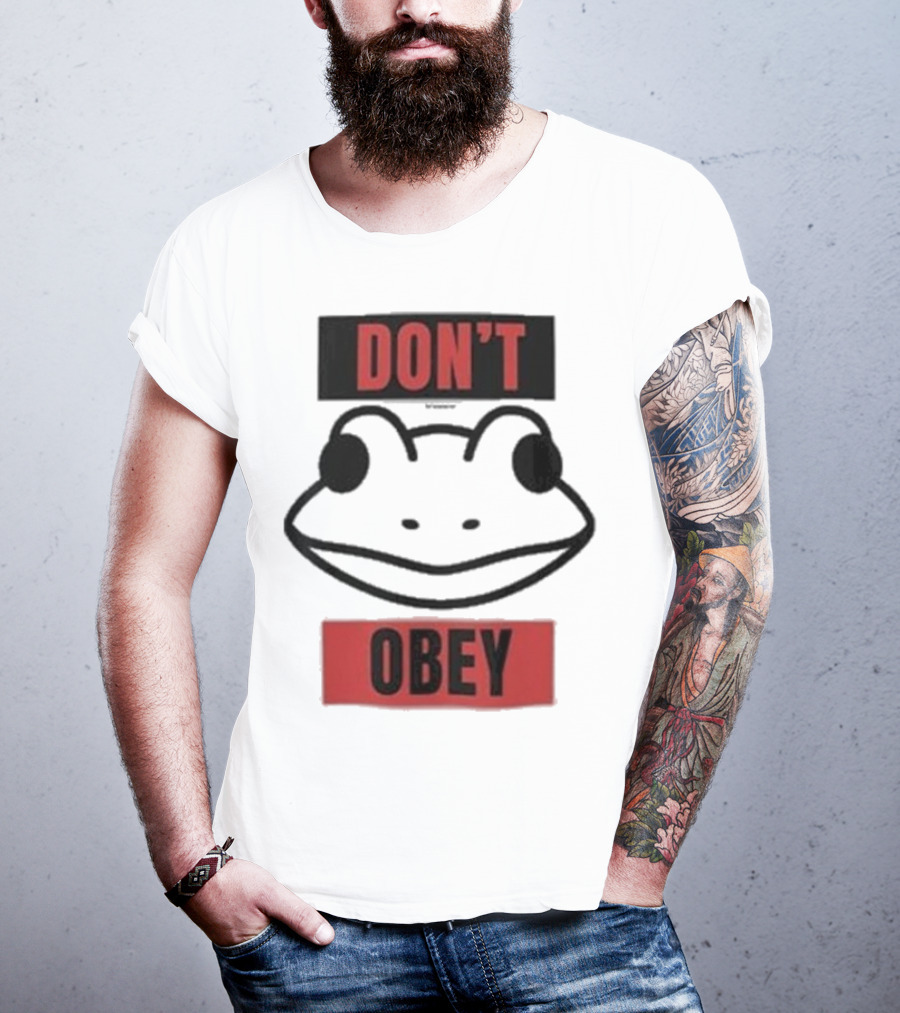 Don’t Obey Frog Resistance Portland T-Shirt