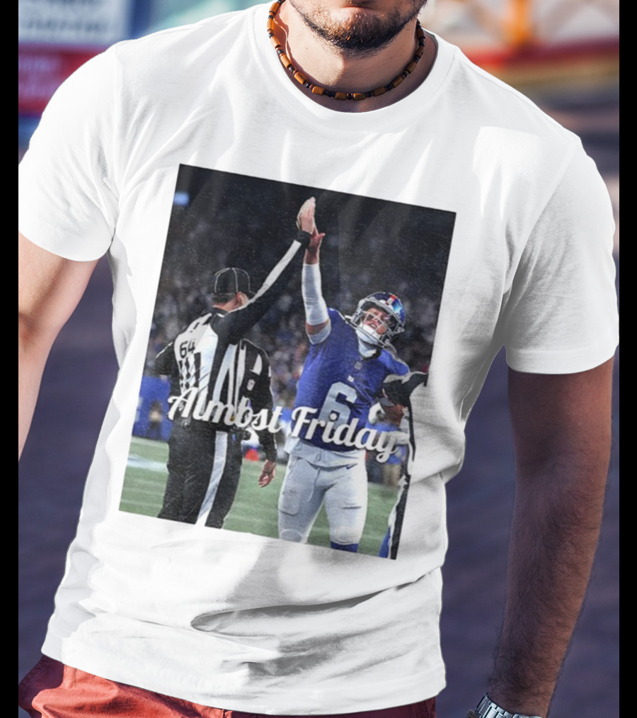 Almost Friday Jaxson Dart High Five Celebration T-Shirt