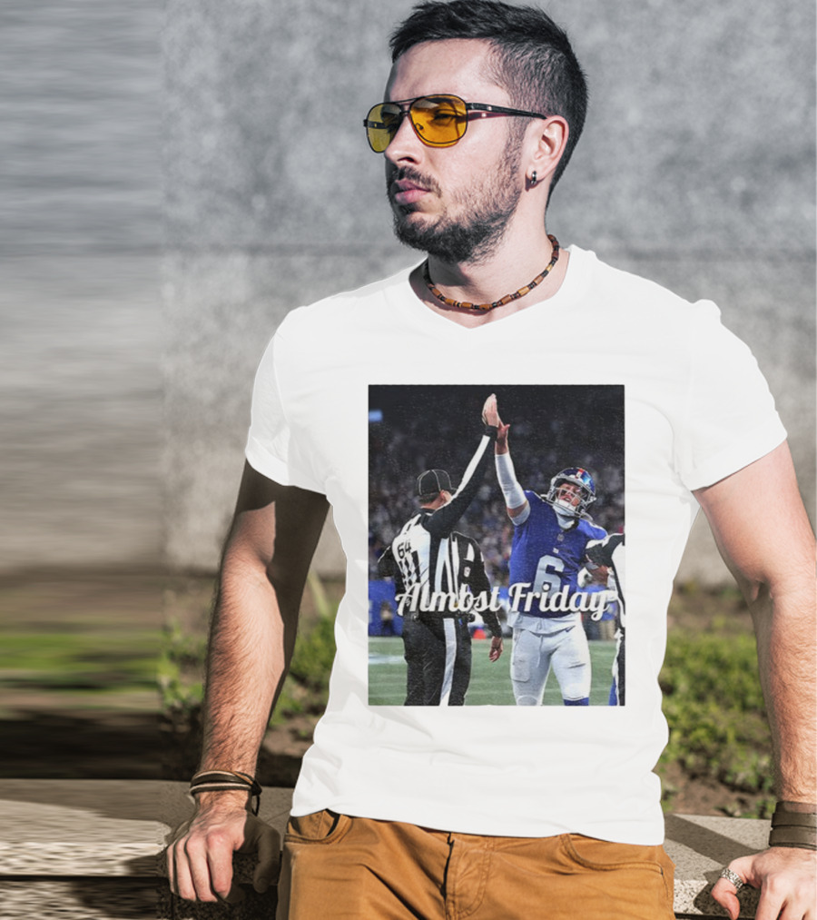 Almost Friday Jaxson Dart High Five Celebration T-Shirt