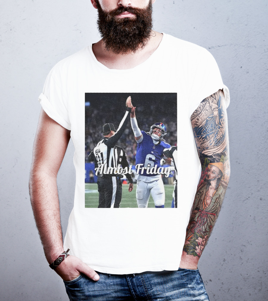 Almost Friday Jaxson Dart High Five Celebration T-Shirt