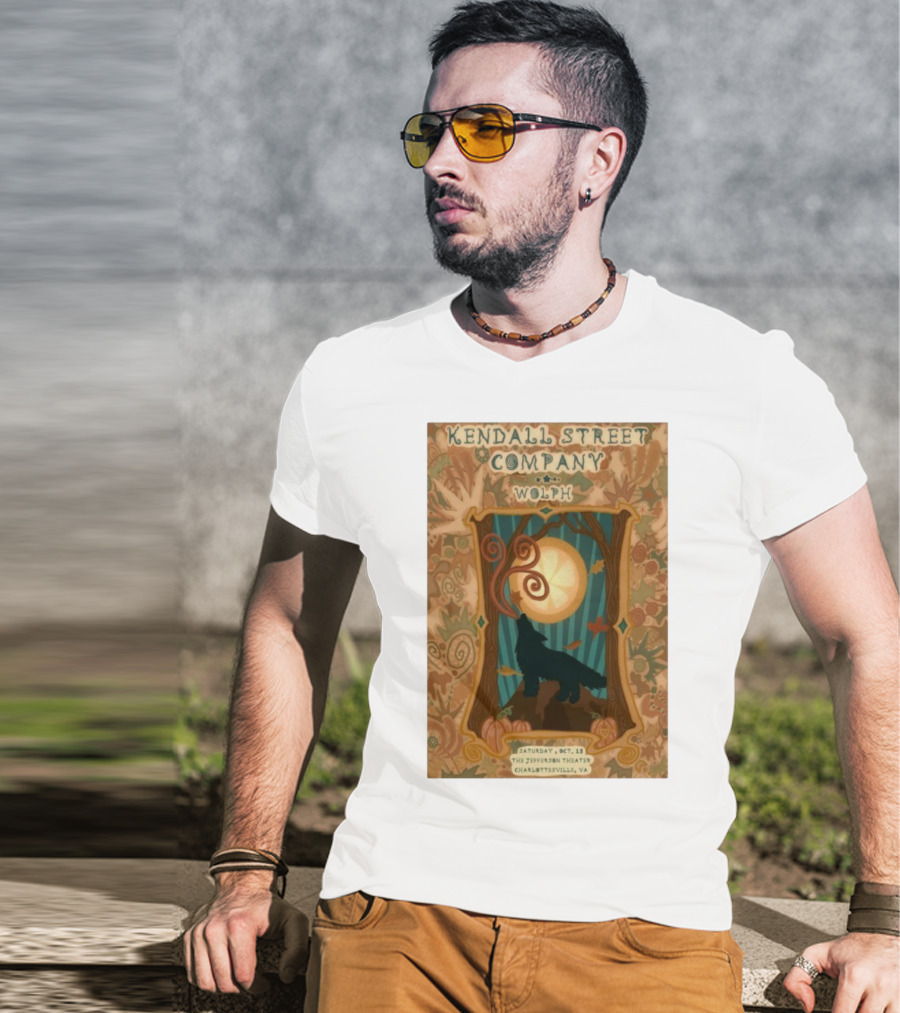 Kendall Street Company Wolph Jefferson Theater Charlottesville VA Oct 18 2025 T-Shirt