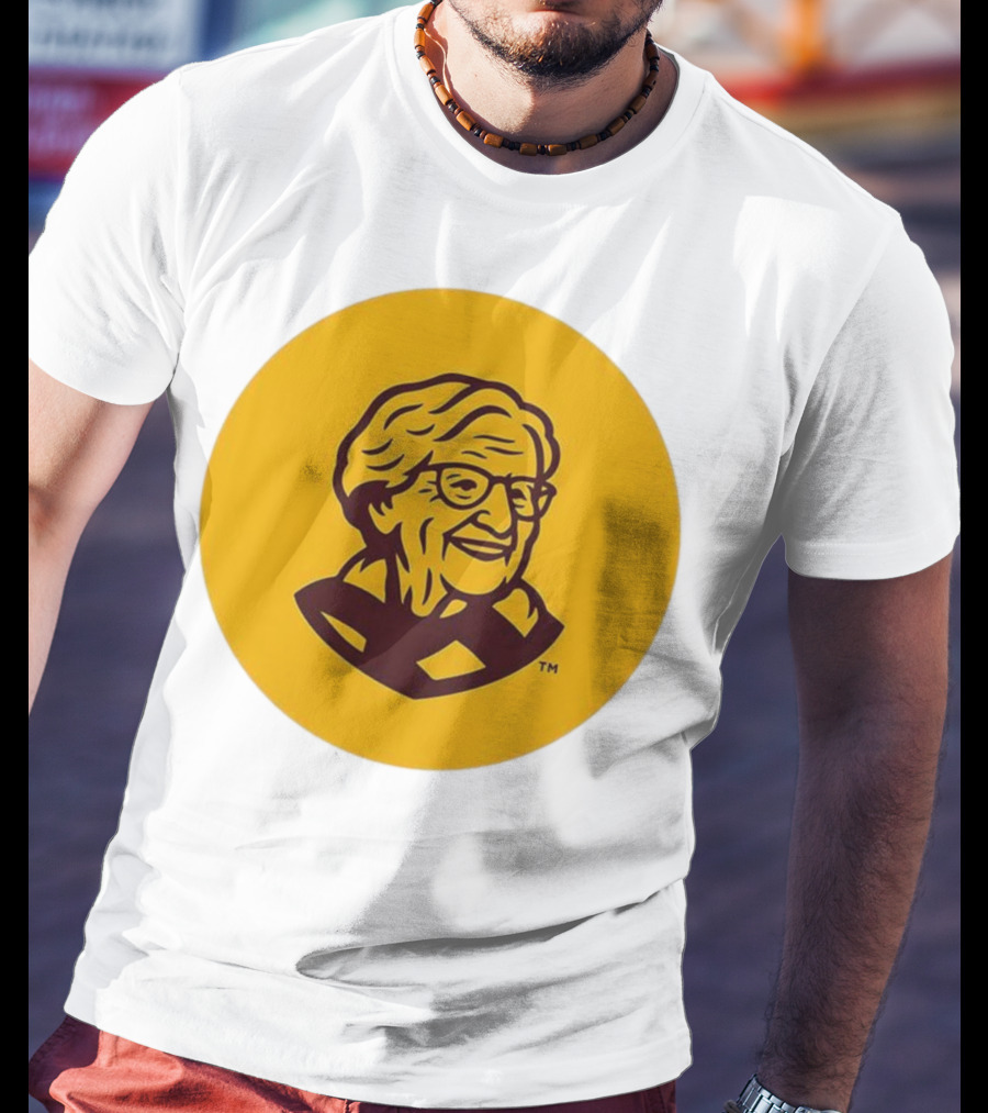 Loyola Chicago Sister Jean Trademark Icon Yellow T-Shirt