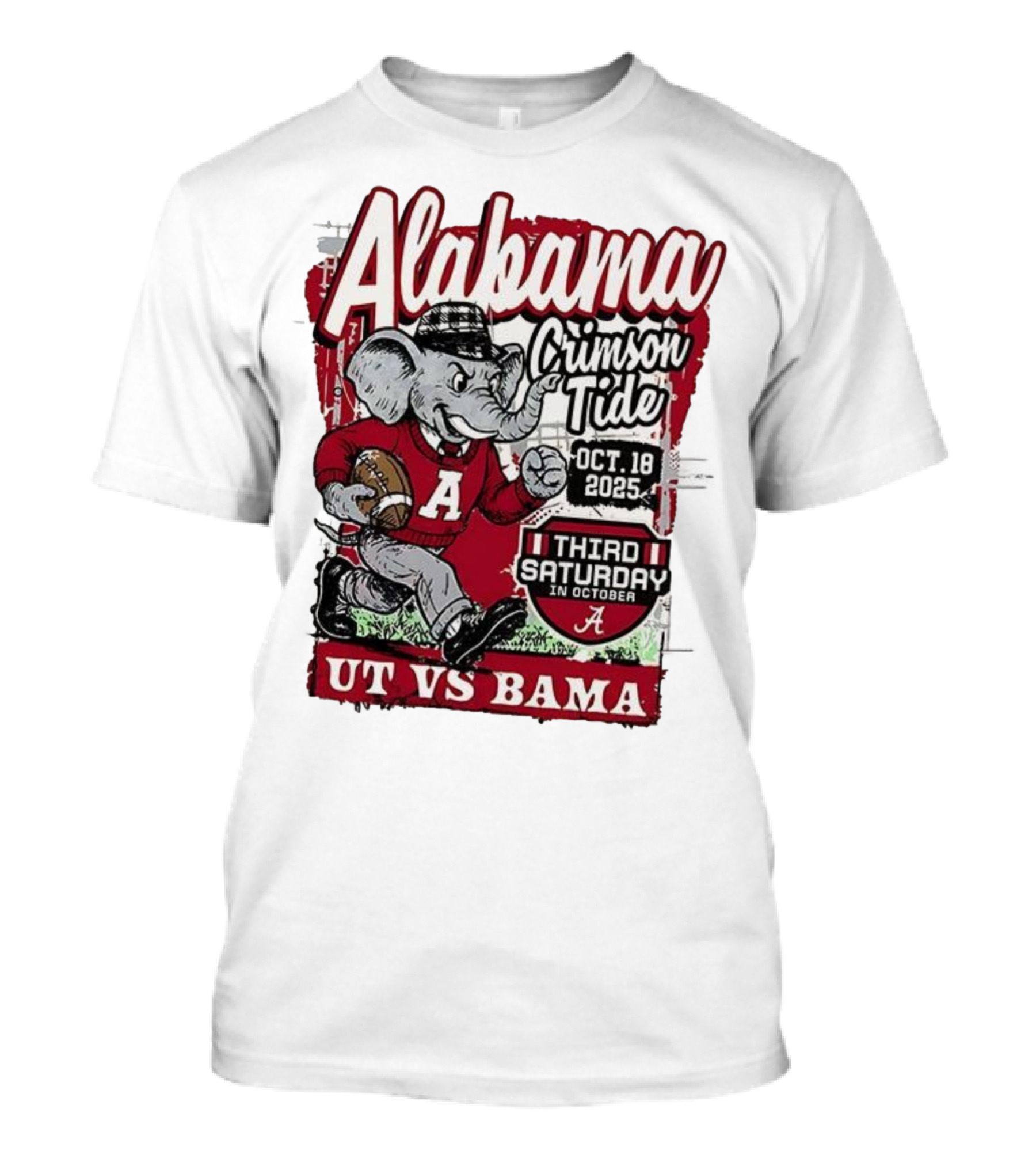 Alabama Crimson Tide UT Vs Bama October 18 2025 Third Saturday T-Shirt
