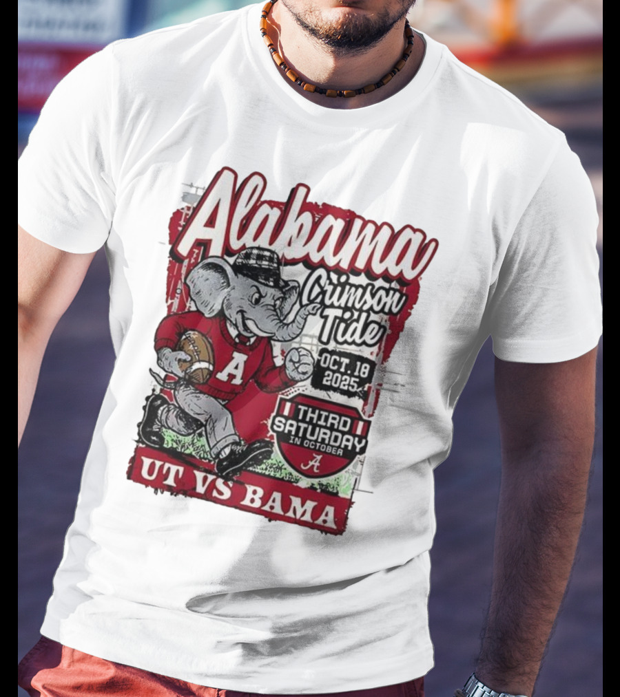 Alabama Crimson Tide UT Vs Bama October 18 2025 Third Saturday T-Shirt