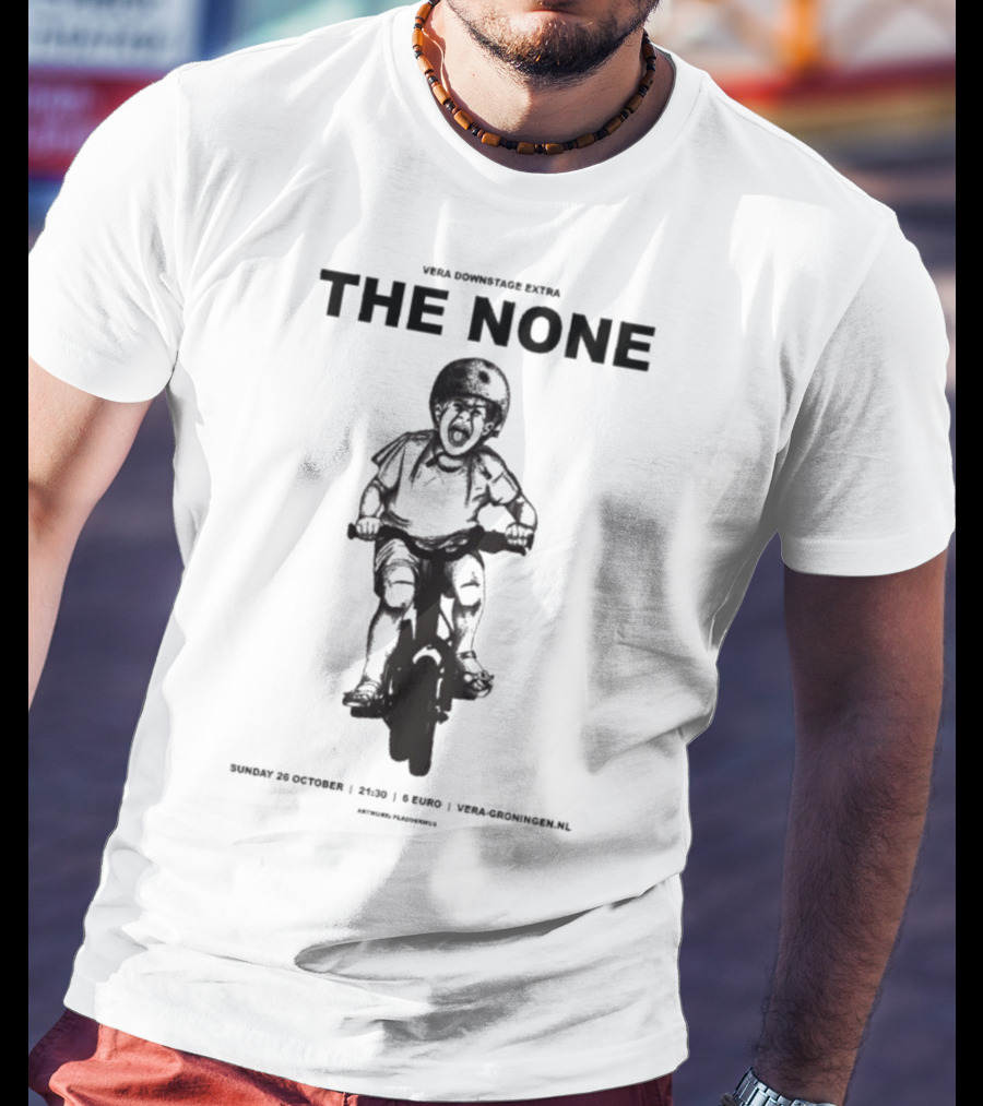 The None Oct 26 2025 Groningen NL Biker Design T-Shirt