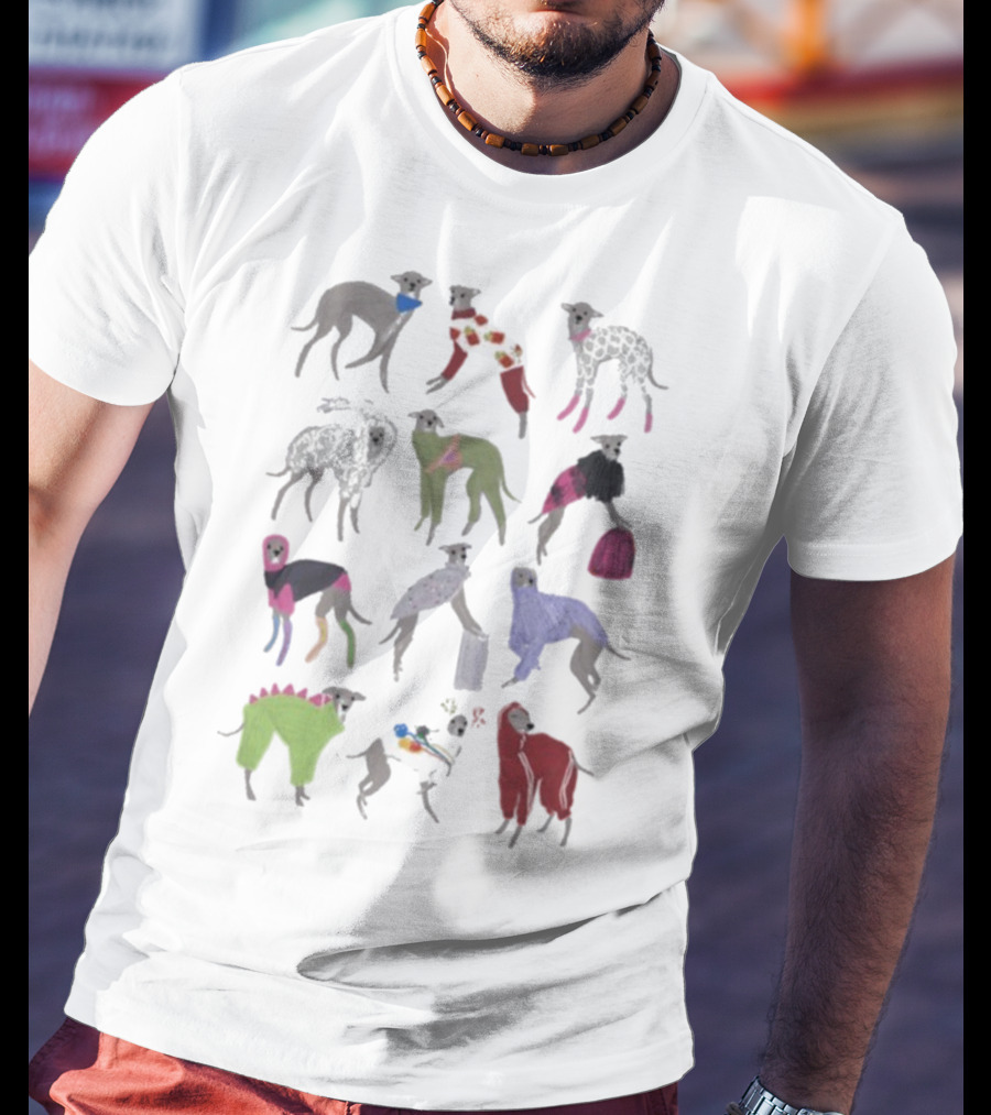 Tika The Iggy Fashion Dogs In Colorful Outfits T-Shirt