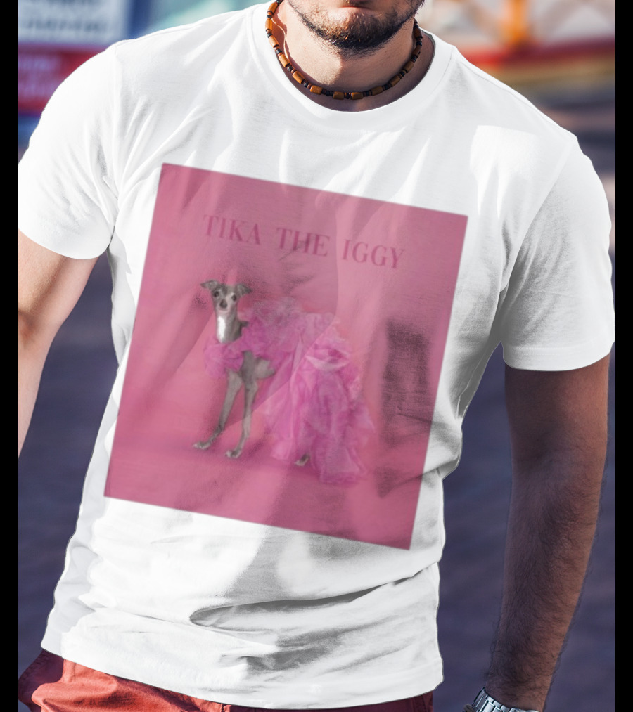 Tika The Iggy Pink Ruffle Fashion Tour T-Shirt