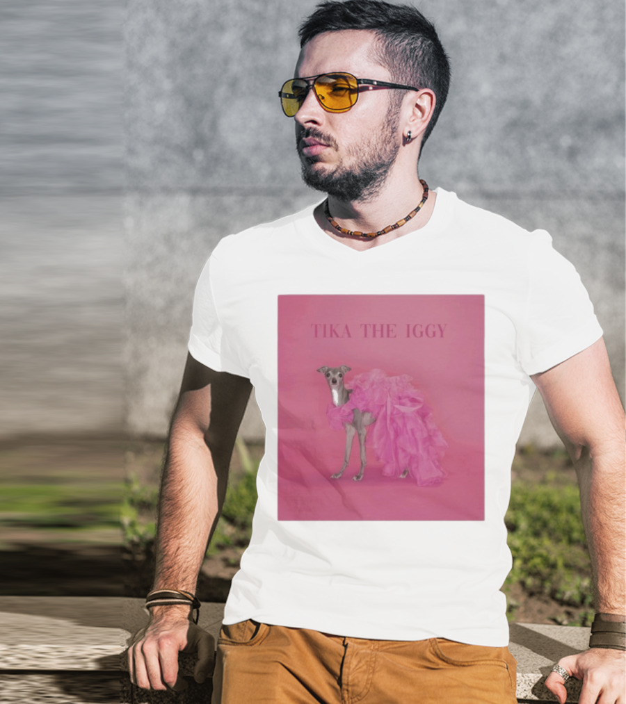 Tika The Iggy Pink Ruffle Fashion Tour T-Shirt