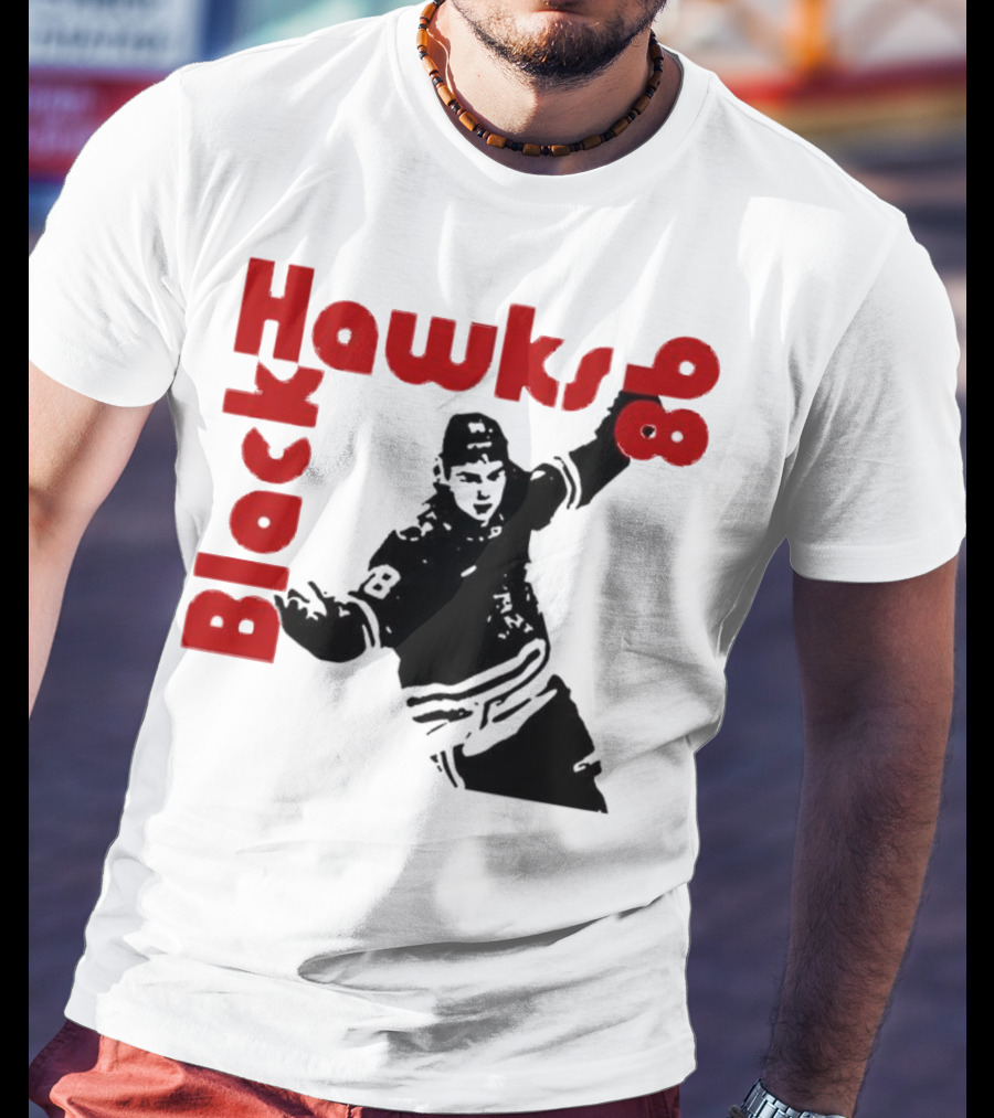 Chicago Blackhawks 98 NHL Hockey Player Celebration T-Shirt