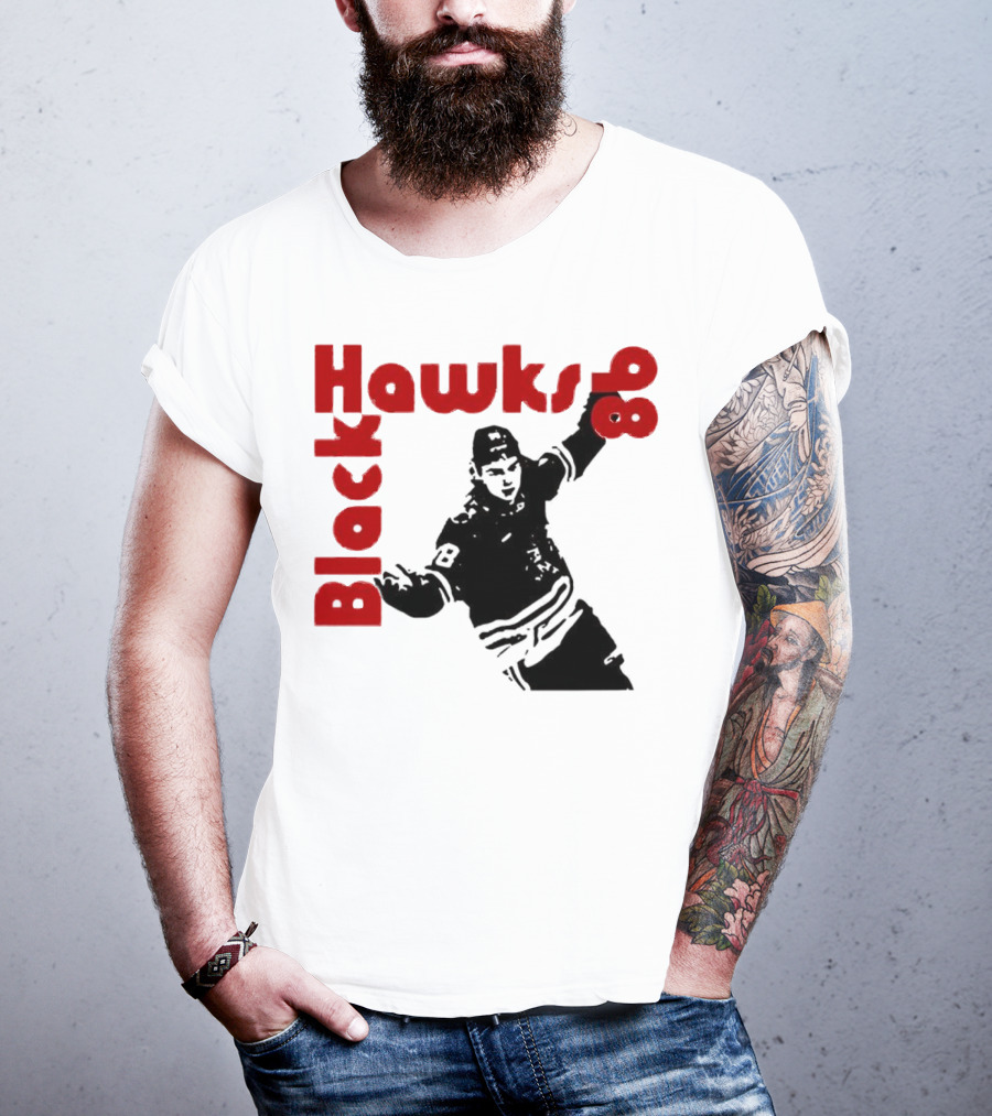 Chicago Blackhawks 98 NHL Hockey Player Celebration T-Shirt