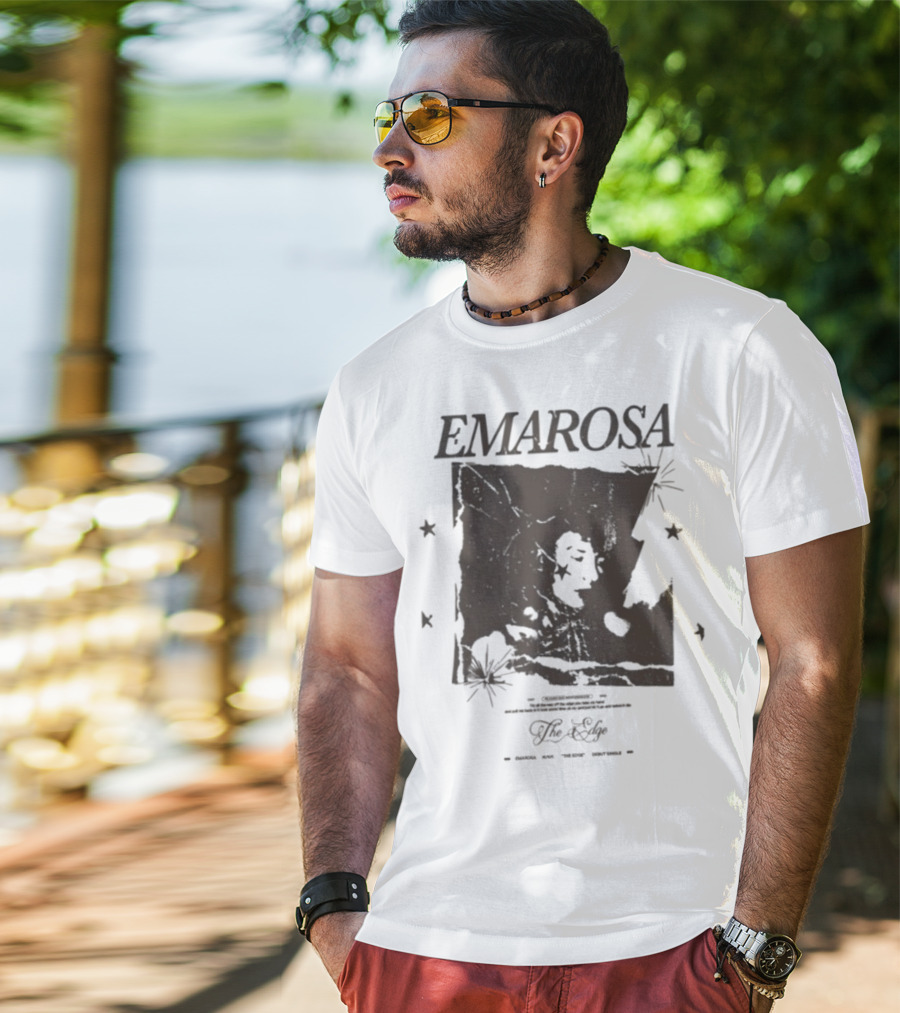 Emarosa The Edge Stars And Map Vintage Style T-Shirt